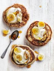 banana buckwheat pancakes