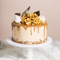 Caramel Cascade Drip Cake