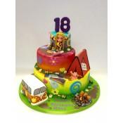 3 Tier Festival Hippy Cake