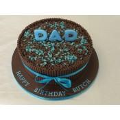 10" Round Dad Cigarillo Cake