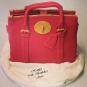 3D Carved Mulberry Handbag Cake