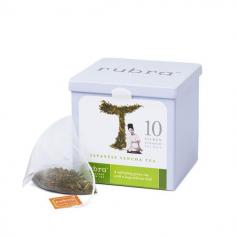 Japanese Sencha Silken Pyramid Teabags Tin - Rubra Coffee