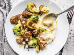 Roasted Brussels Sprout Bowls