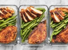 Smoky Chicken and Cinnamon Roasted Sweet Potato Meal Prep