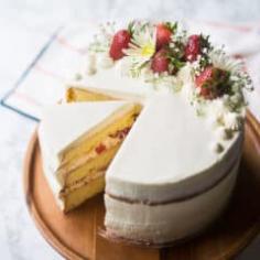 Strawberry Shortcake Cake