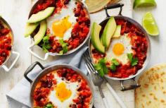 Huevos Rancheros (Mexican baked eggs)