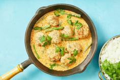 Thai Pork Meatball Red Curry with Green Beans and Rice